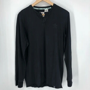 Adidas black long sleeve sample skateboard shirt M